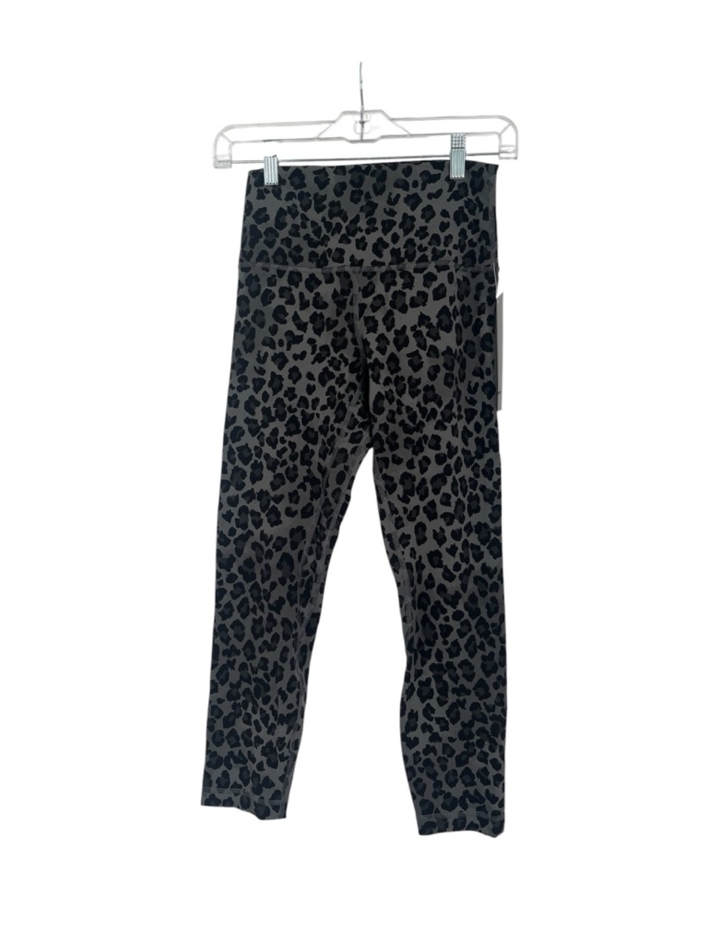 Lululemon Align High-Rise Crop 23" Gray Leopard Print Leggings 6